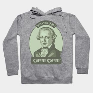 Emmanuel Kant Portrait and Quote Hoodie